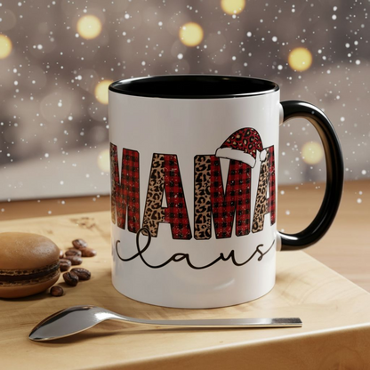 Christmas Coffee Mug, 11oz, "Mama Claus"