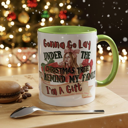 Christmas Coffee Mug, 11oz, "I'm A Gift"