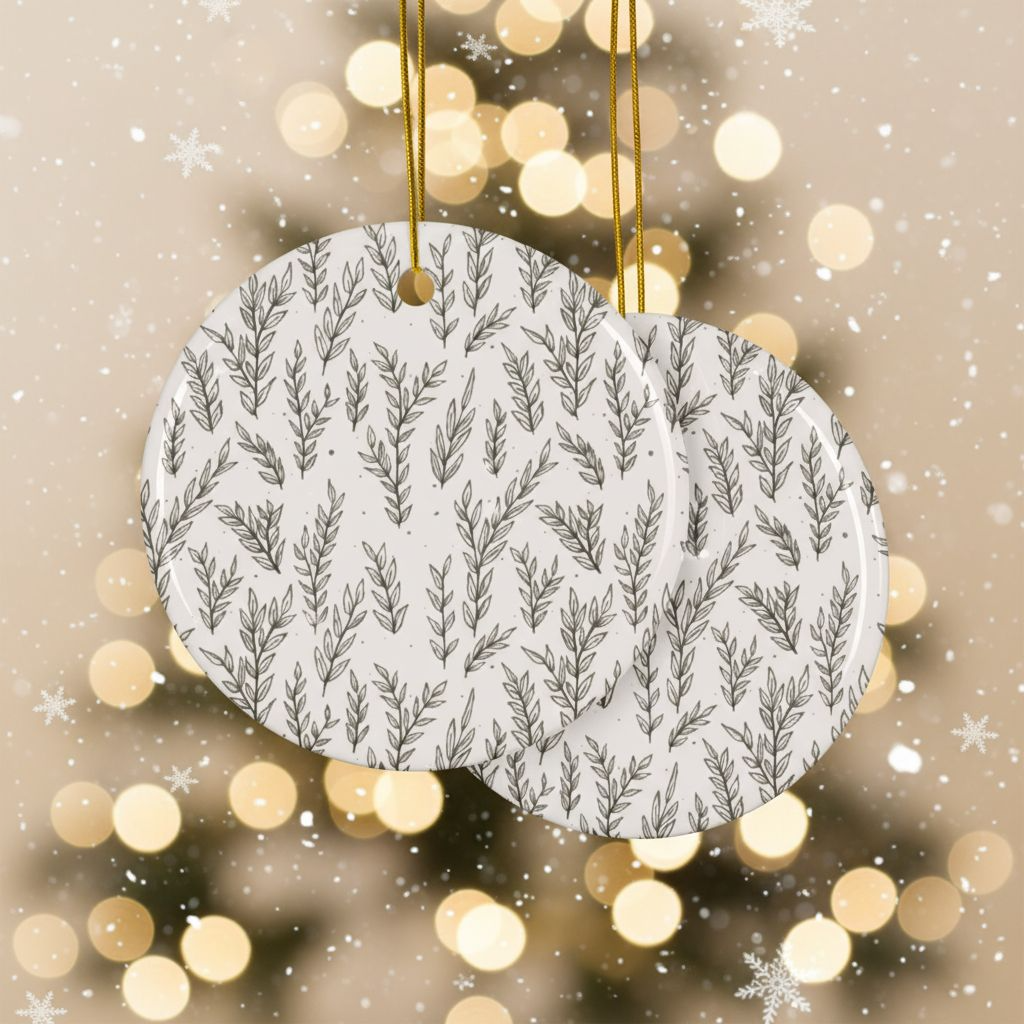 Christmas Ceramic Ornaments (1pc, 3pcs, 5pcs, 10pcs)