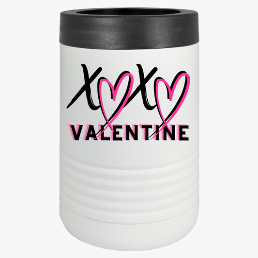 XOXO Valentine Attitude | 12oz Can Cooler | Sassy Heart Koozie by Subbin4Sanity