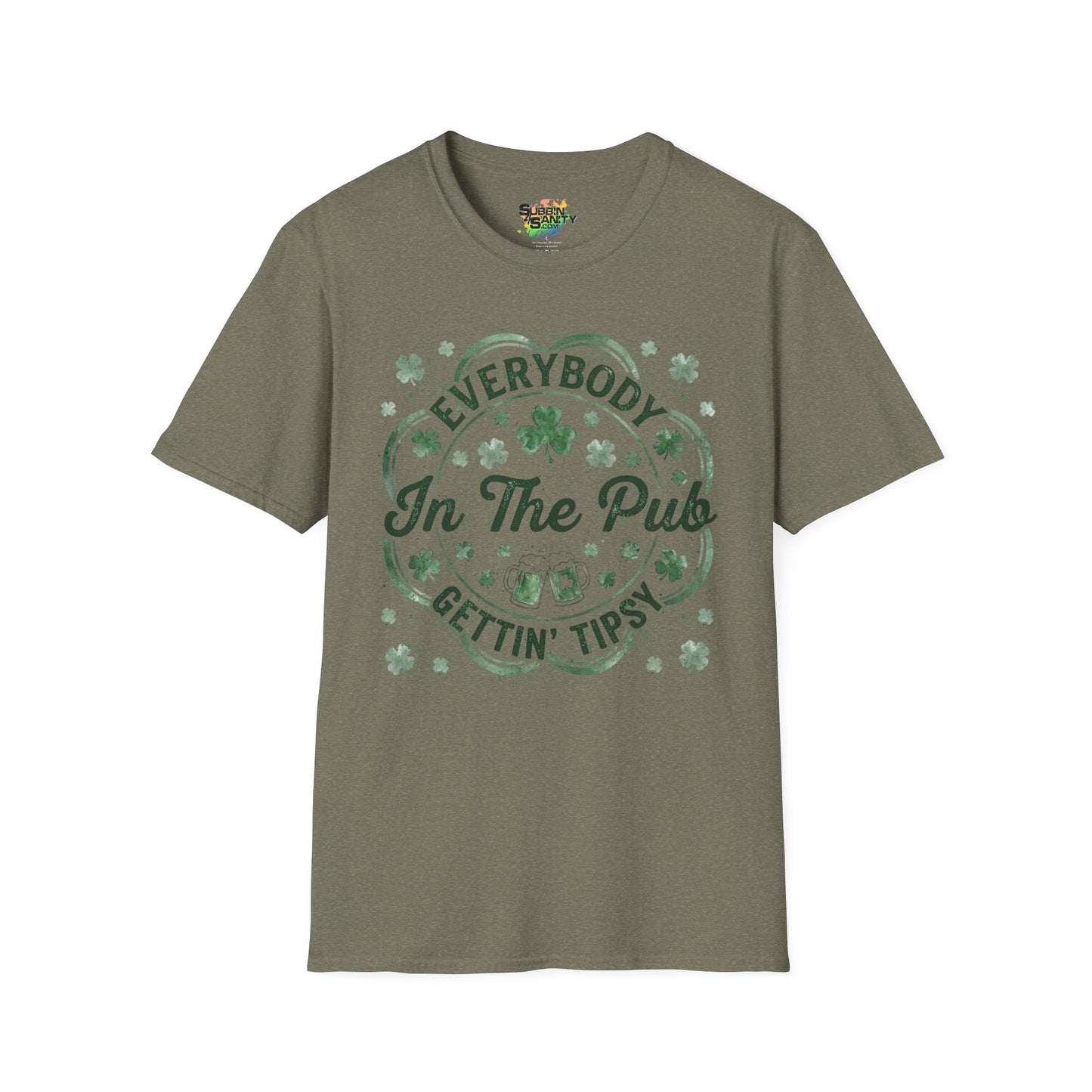 "Everybody In The Pub Gettin' Tipsy" | Unisex Softstyle T-Shirt