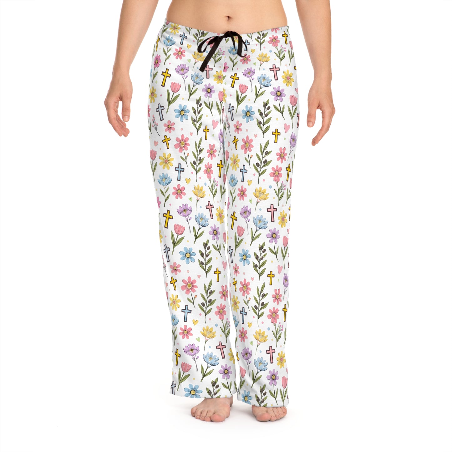 Proud Bible Thumper Multicolor Spring Easter Faith Pajama Pants