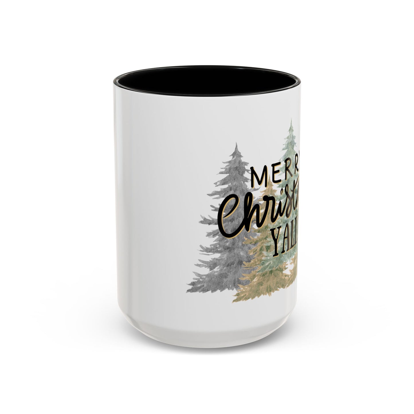 Christmas Coffee Mug, 11oz, "Merry Christmas Yall"