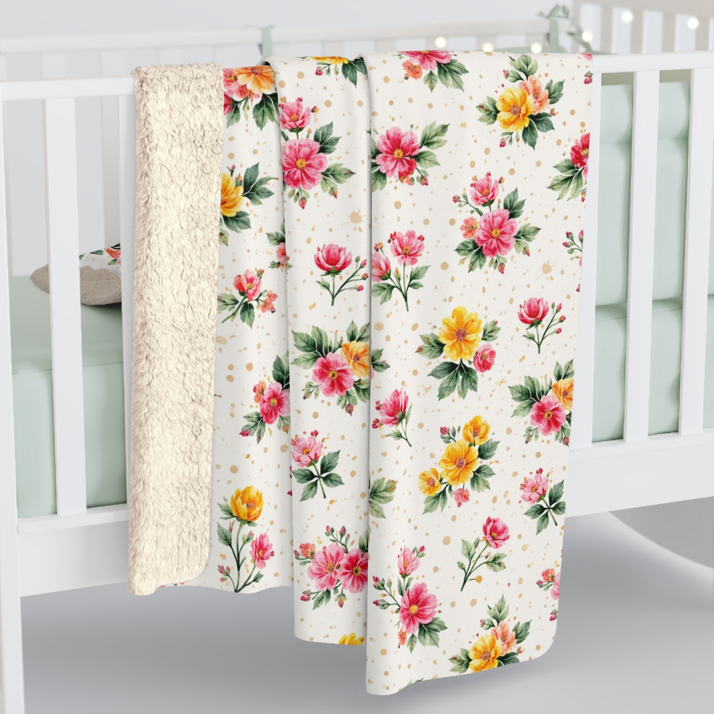 Wildflower Sprinkle Pattern – Splatter Bloom Collection – Original Seamless Design By Subbin4Sanity