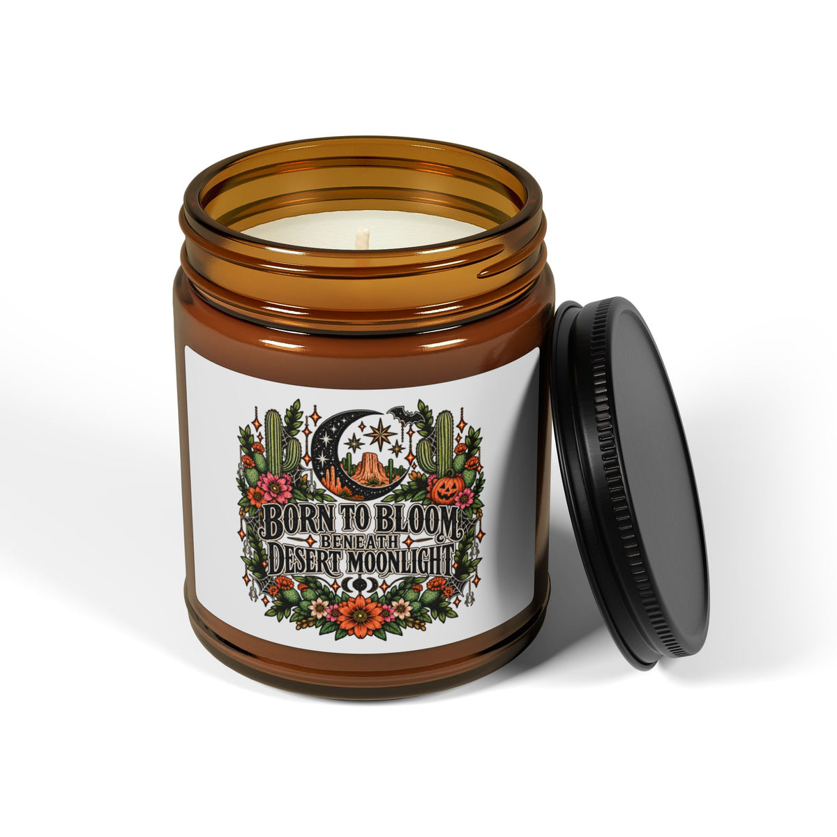 Born To Bloom Beneath Desert Moonlight Soy Candle