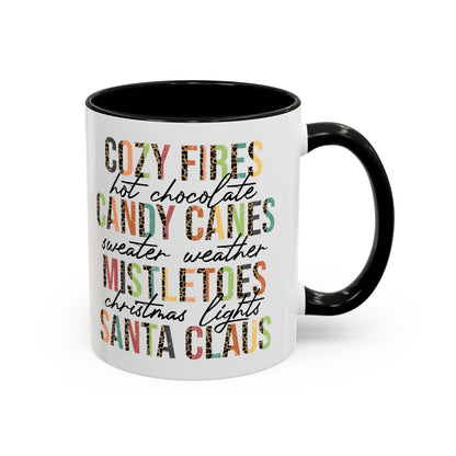 Christmas Coffee Mug, 11oz, Sweater Weather Quote -