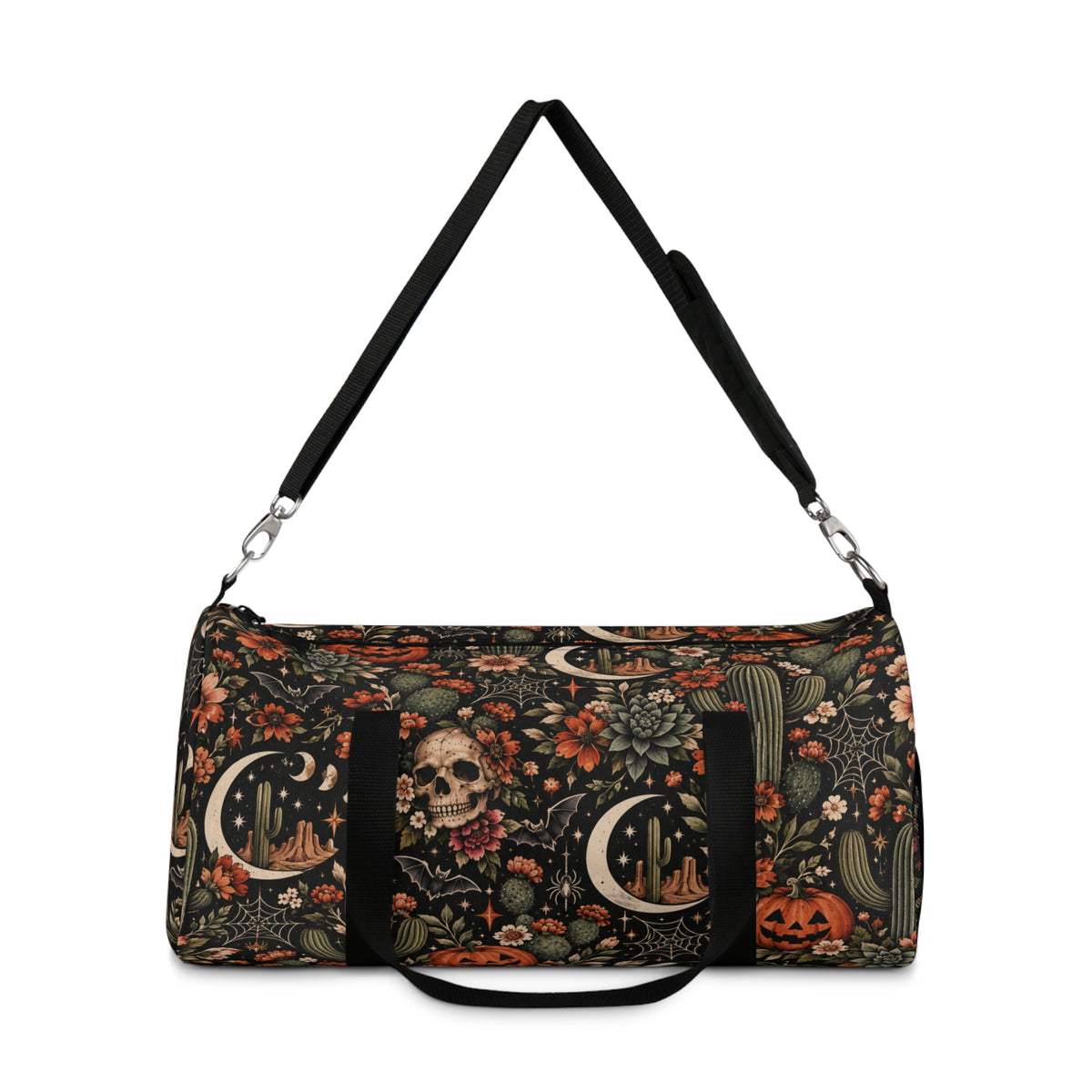 Desert Eclipse Duffel Bag | Boho Halloween Celestial Travel Bag by Subbin4Sanity