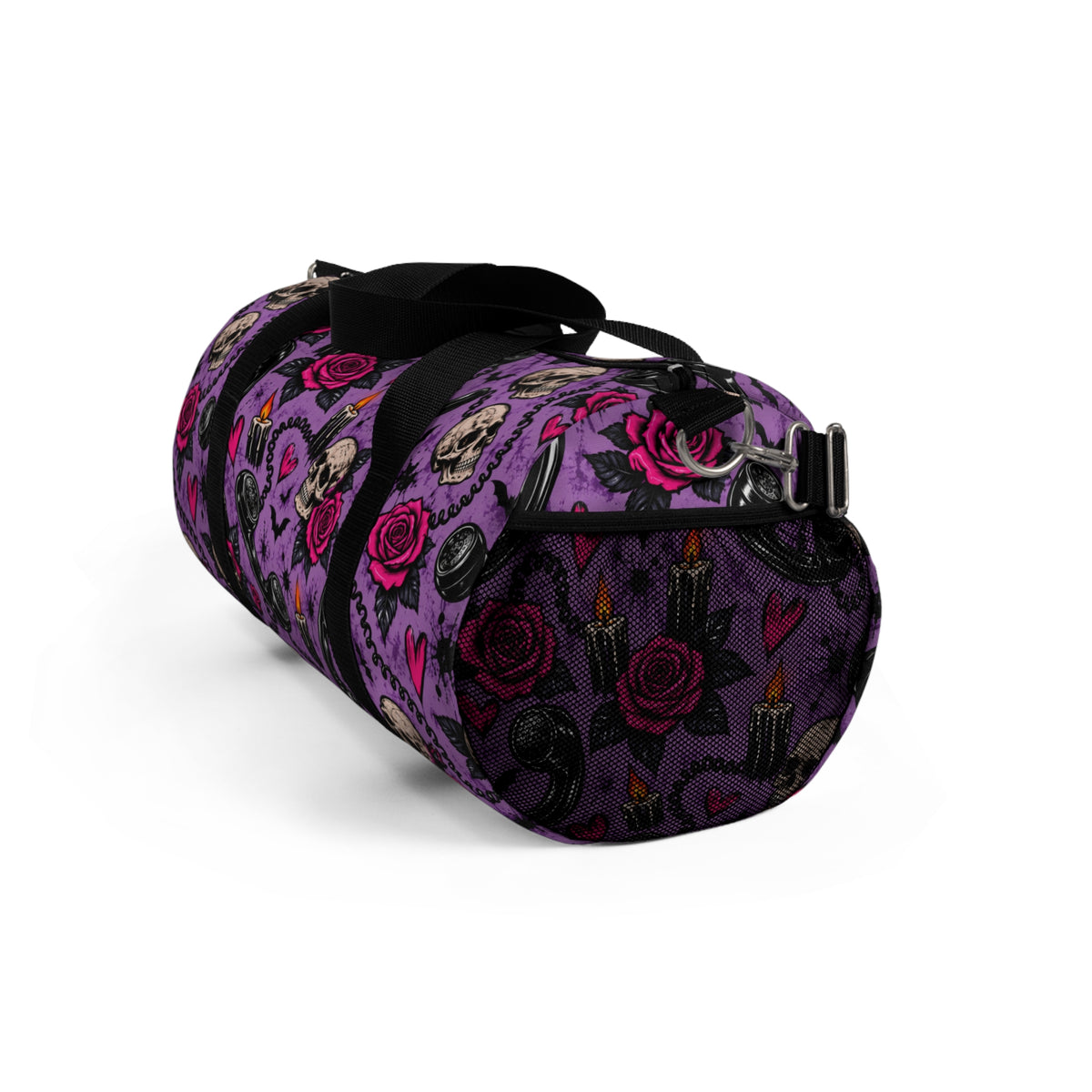 Karma’s Calling Duffel Bag | Skull & Rose Halloween Travel Bag by Subbin4Sanity