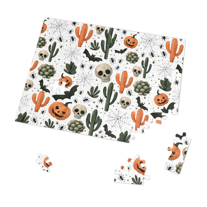 Halloween Puzzle with Tin Box