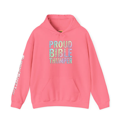Proud Bible Thumper Pastel Rainbow Easter Faith Hoodie