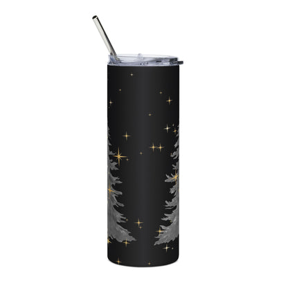 20oz Stainless Tumbler — 'Gonna Go Lay Under The Christmas Tree To Remind My Family I'm A Gift' Holiday Travel Mug