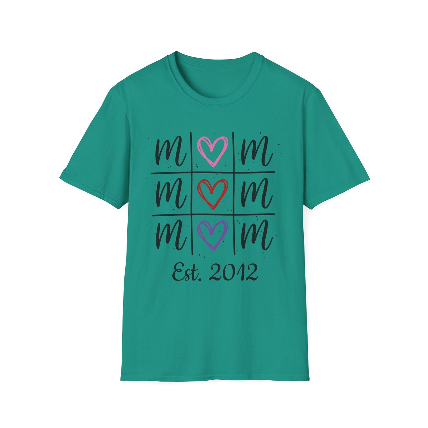 "Tik-Tak-Toe MoM" | Customizable Unisex Softstyle T-Shirt