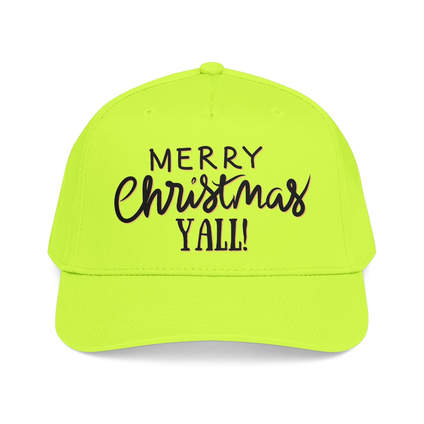 Merry Christmas Y'all Baseball Cap — Holiday DTF Baseball Hat
