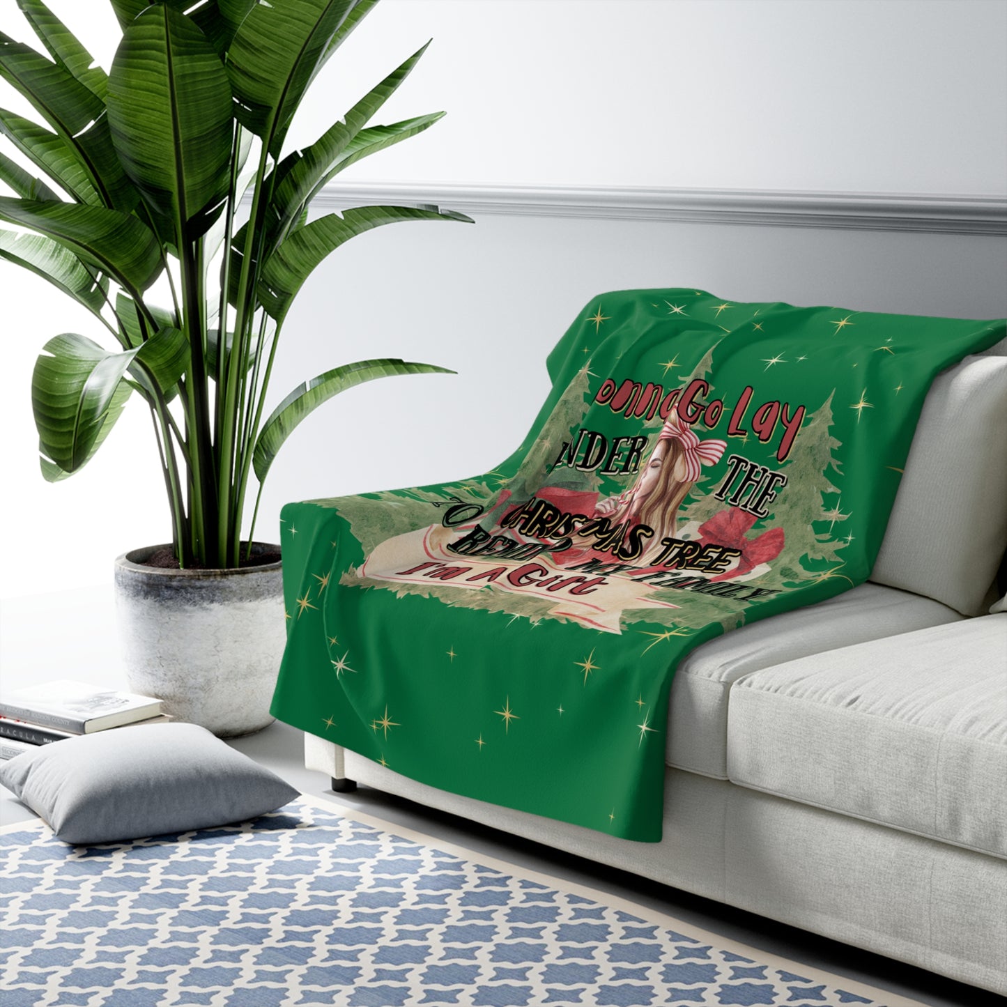Christmas Sherpa Fleece Blanket
