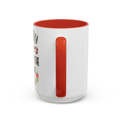 Christmas Coffee Mug, 11oz, "To peak under the Christmas Tree"