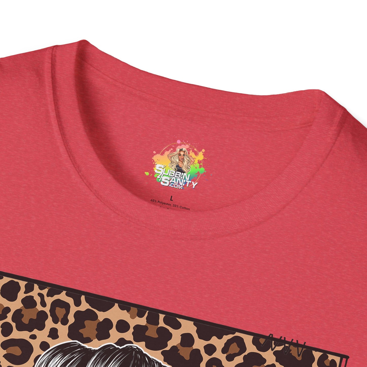 Leopard Junkie Graphic T-Shirt | Retro Bad Girl Statement Tee by Subbin4Sanity