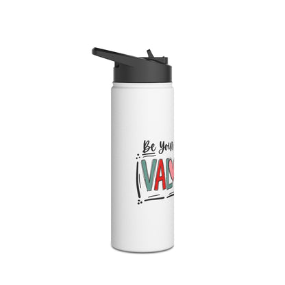 "Be Your Own Damn Valentine" Stainless Steel Valentines Water Bottle — Valentine's Day Water Bottle