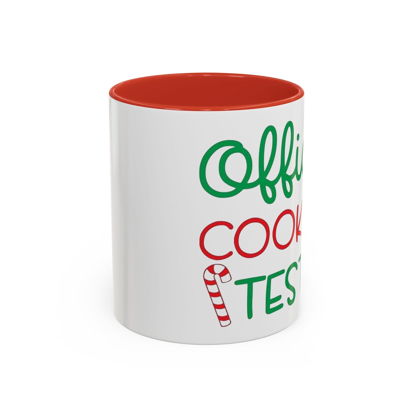Christmas Coffee Mug, 11oz, "Official Cookie Tester"