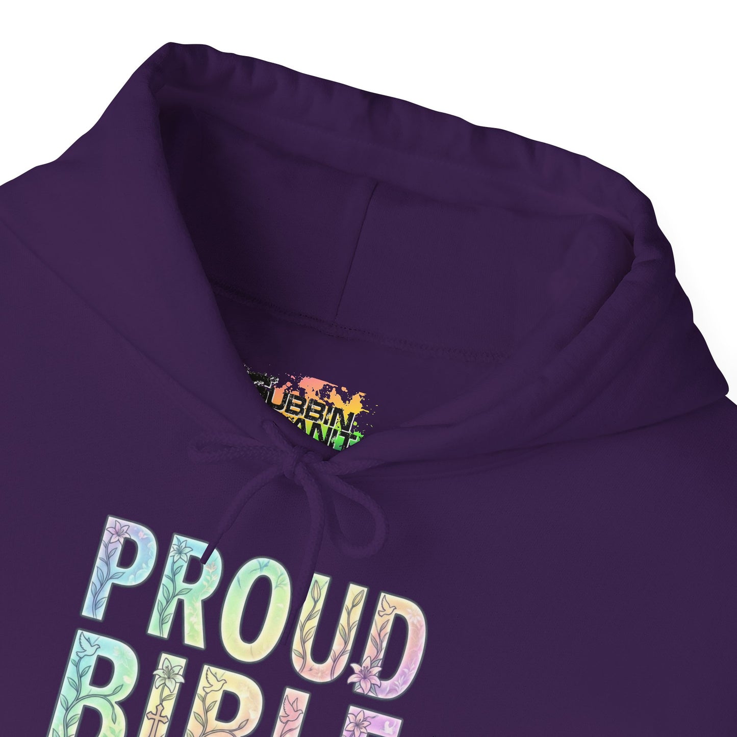 Proud Bible Thumper Pastel Rainbow Easter Faith Hoodie