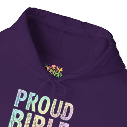 Proud Bible Thumper Pastel Rainbow Easter Faith Hoodie