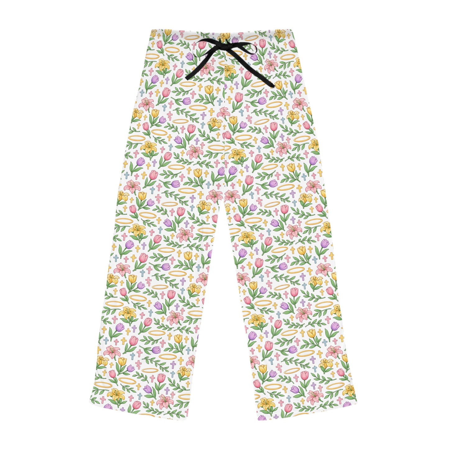Proud Bible Thumper Rose Easter Faith Pajama Pants