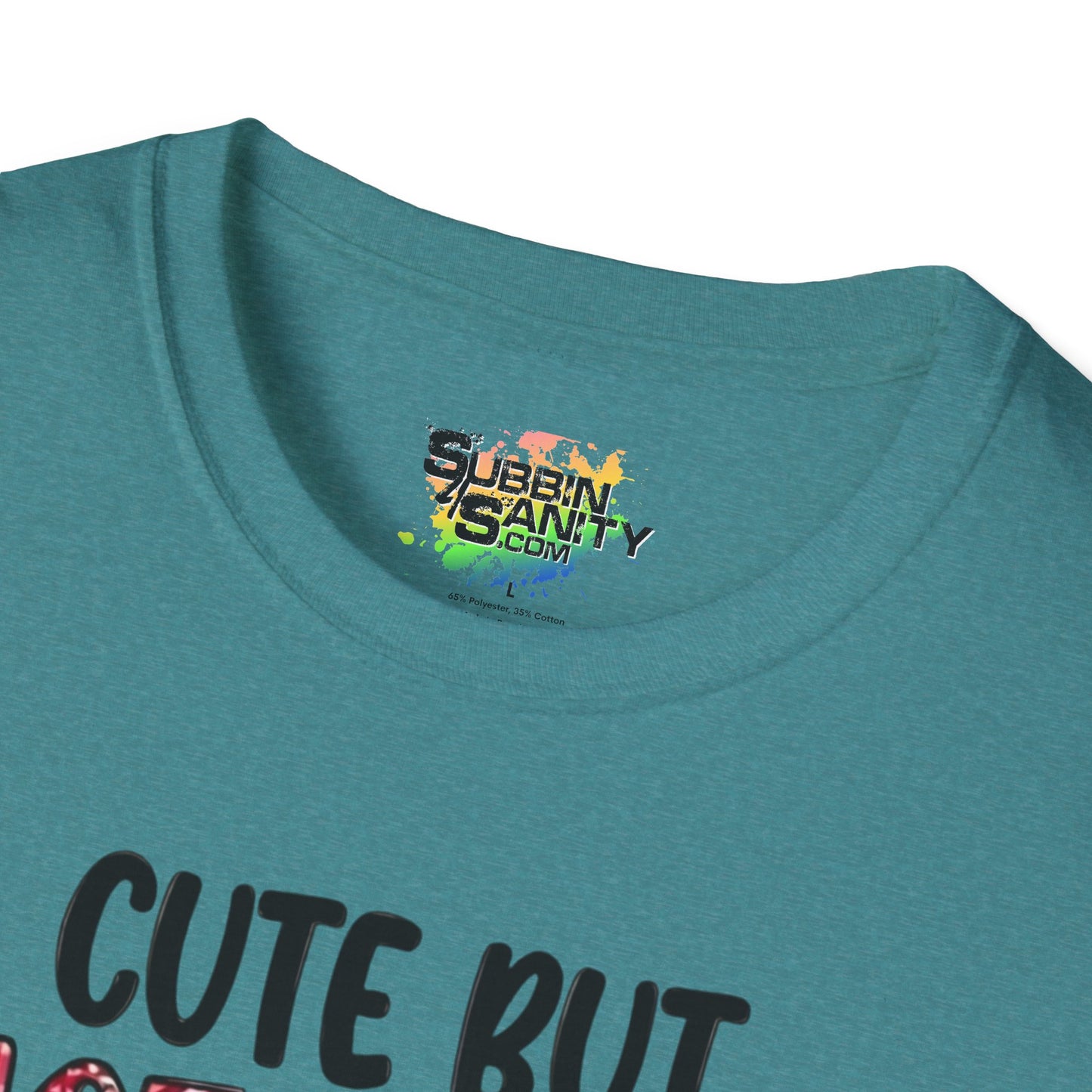 "Cute But Emotionally Exhausted" Valentine T-Shirt – Cute Graphic Tee | Unisex Softstyle Valentine’s Day Shirt