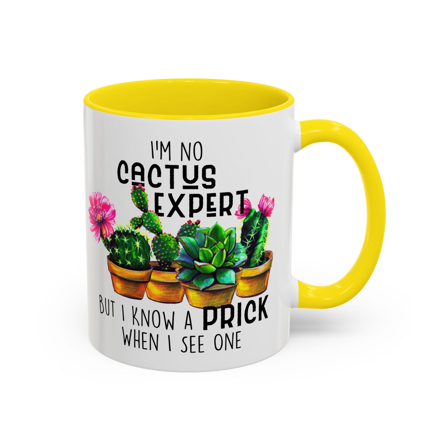 Coffee Mug, 11oz, "No Cactus Expert"