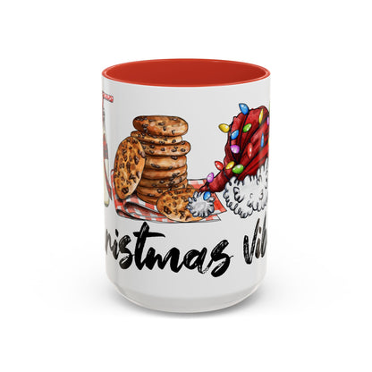 Christmas Coffee Mug, 11oz, "Christmas Vibes"