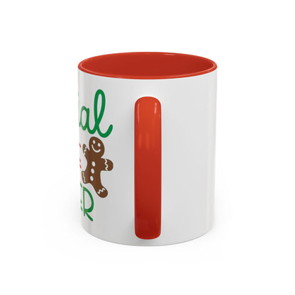 Christmas Coffee Mug, 11oz, "Official Cookie Tester"
