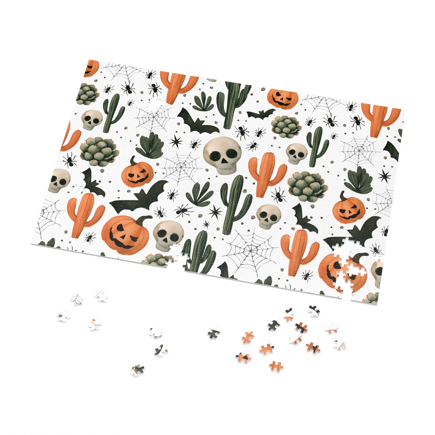 Halloween Puzzle with Tin Box