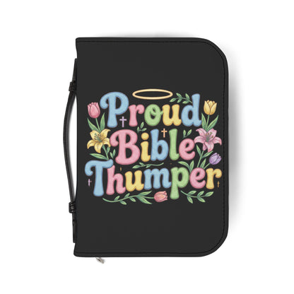 Proud Bible Thumper Rose Easter Faith Zippered Bible Cover