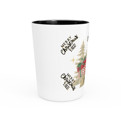 Christmas Shot Glass | “Jingle Juice Shooters” | Funny Drinkware | Festive Holiday Drinkware by Subbin4Sanity