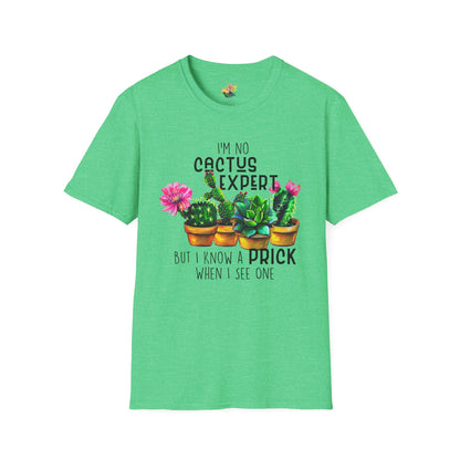 Know A Prick When I See One Graphic T-Shirt | Funny Sarcastic Cactus Tee by Subbin4Sanity