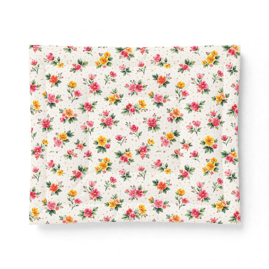 Wildflower Sprinkle Pattern – Splatter Bloom Collection – Comforter