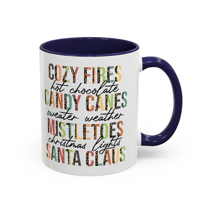 Christmas Coffee Mug, 11oz, Sweater Weather Quote -