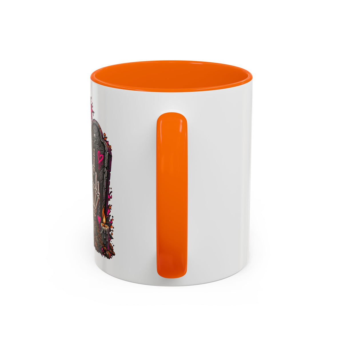 I Buried My Last Fuck Right Here Coffee Mug | Sarcastic Gothic Ceramic Mug by Subbin4Sanity