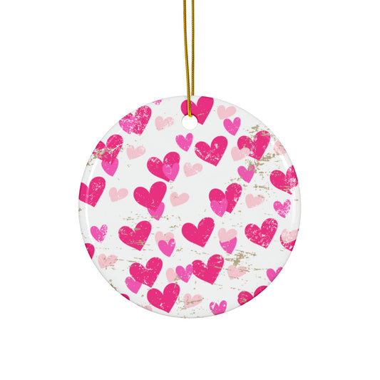 Valentines Ceramic Ornament (1pc, 3pcs, 5pcs, 10pcs)