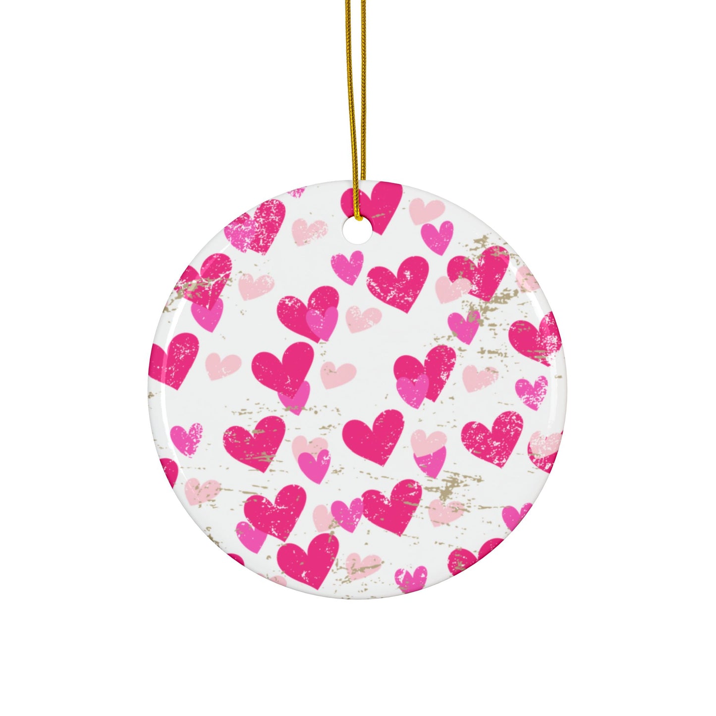 Valentines Ceramic Ornament (1pc, 3pcs, 5pcs, 10pcs)