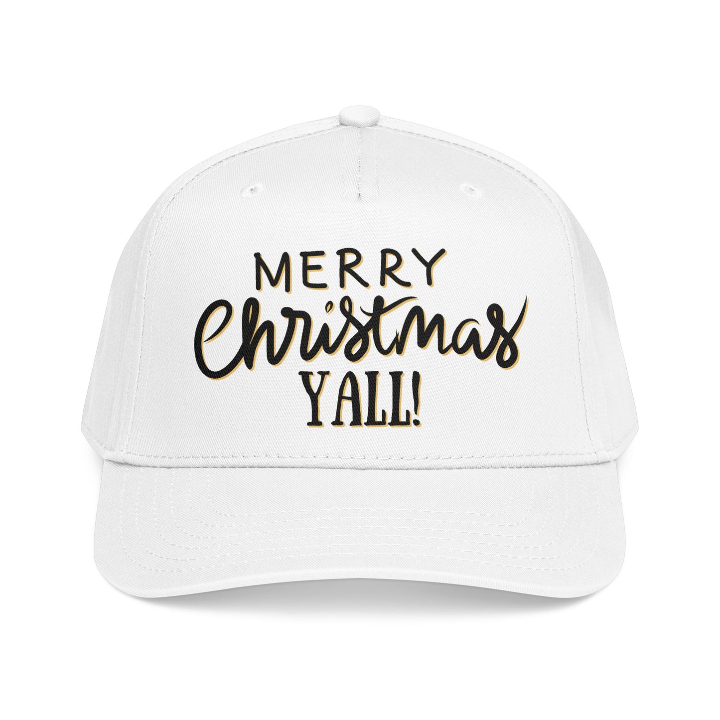Merry Christmas Y'all Baseball Cap — Holiday DTF Baseball Hat
