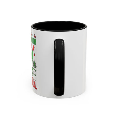 Christmas Coffee Mug, 11oz, "Filled With Vodka"