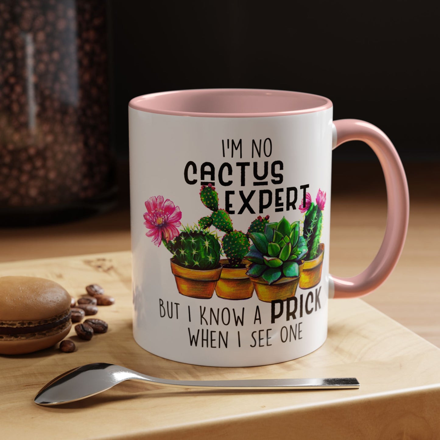 Coffee Mug, 11oz, "No Cactus Expert"