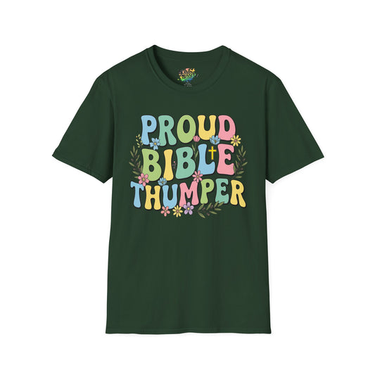 Proud Bible Thumper Multicolor Spring Easter Faith Unisex Soft Style T-Shirt