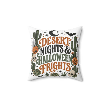 Desert Nights & Halloween Frights Double-Sided Pillowcase & Insert | Boho Halloween Decor by Subbin4Sanity