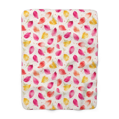 Watercolor Spring Petals Pattern – Splatter Bloom Collection – Original Seamless Design By Subbin4Sanity
