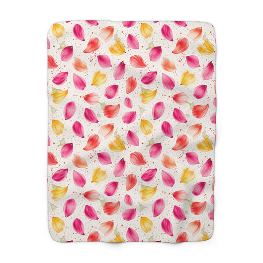 Watercolor Spring Petals Pattern – Splatter Bloom Collection – Original Seamless Design By Subbin4Sanity