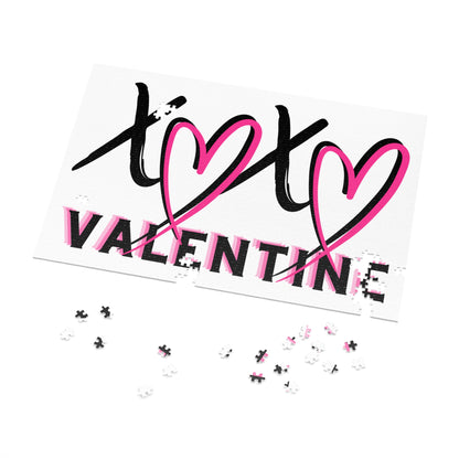 Valentines XOXO Jigsaw Puzzle — Romantic Tin Box Gift