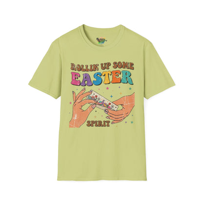 Rollin Up Some Easter Spirit Unisex Soft Style T-Shirt
