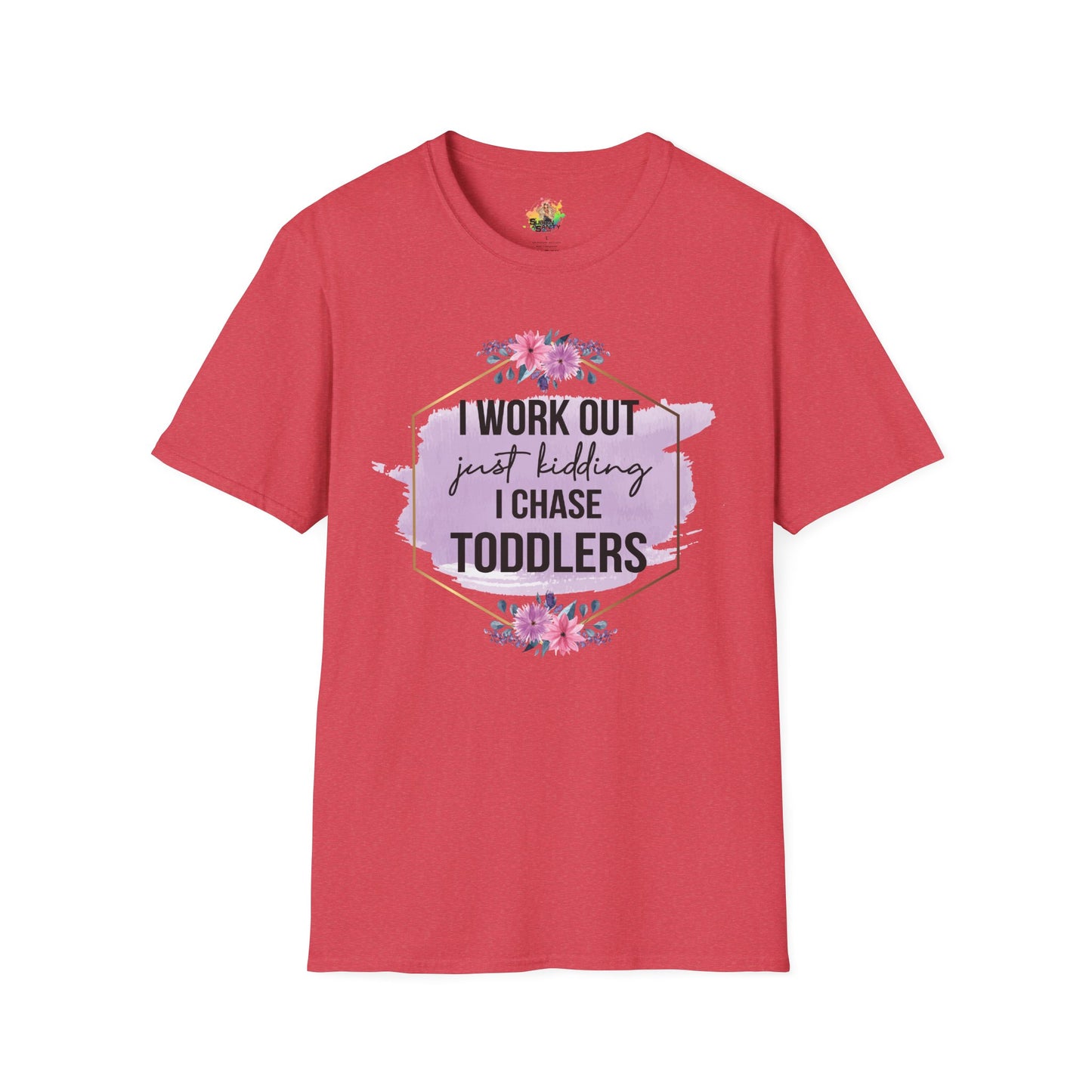 I Chase Toddlers Graphic T-Shirt | Funny Parenting Life Statement Tee by Subbin4Sanity