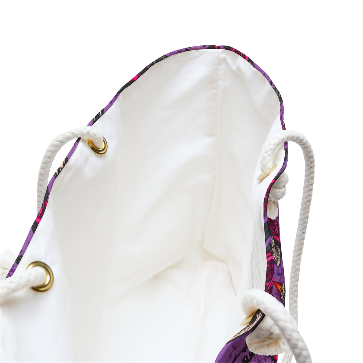 Karma’s Calling Weekender Bag | Skull & Rose Halloween Travel Tote by Subbin4Sanity