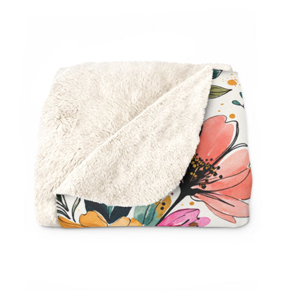 Modern Botanical Wildflower Pattern – Splatter Bloom Collection – Original Seamless Design By Subbin4Sanity